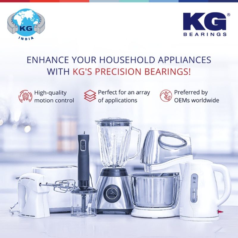 Enhance Appliances With KG’s Precision Bearings – Social Media