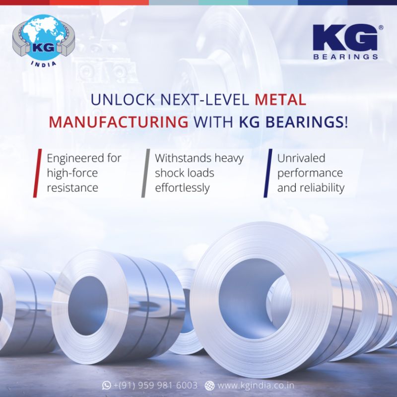 Unlock Next Level Metal Manufacturing With KG Bearings    –   Social Media
