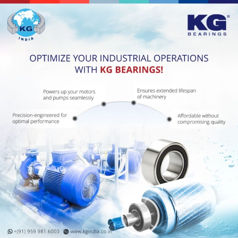 Optimize Your Industrial Operations With Kg Bearings   –   Social Media