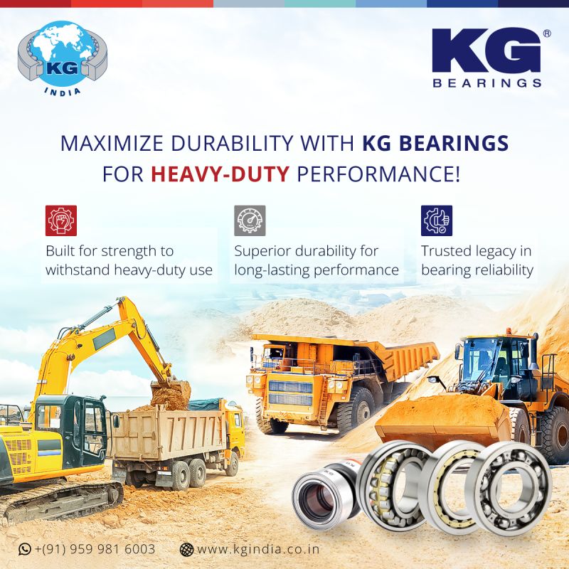 Maximize Durability With KG Bearings For Heavy-Duty Performance