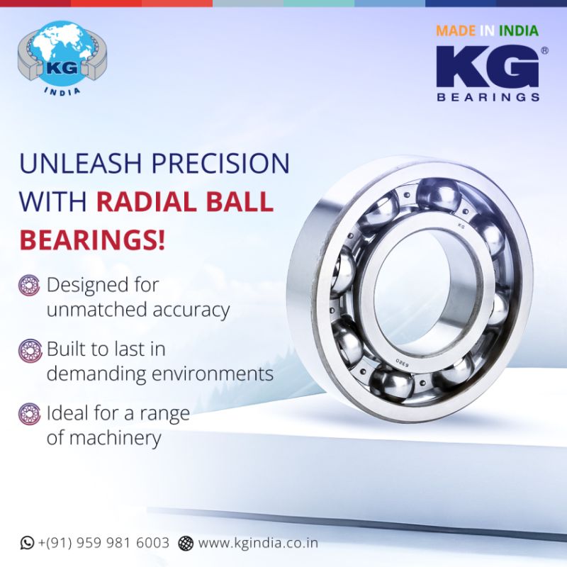Unleash Precision With Radial Ball Bearings, Designed For Accuracy