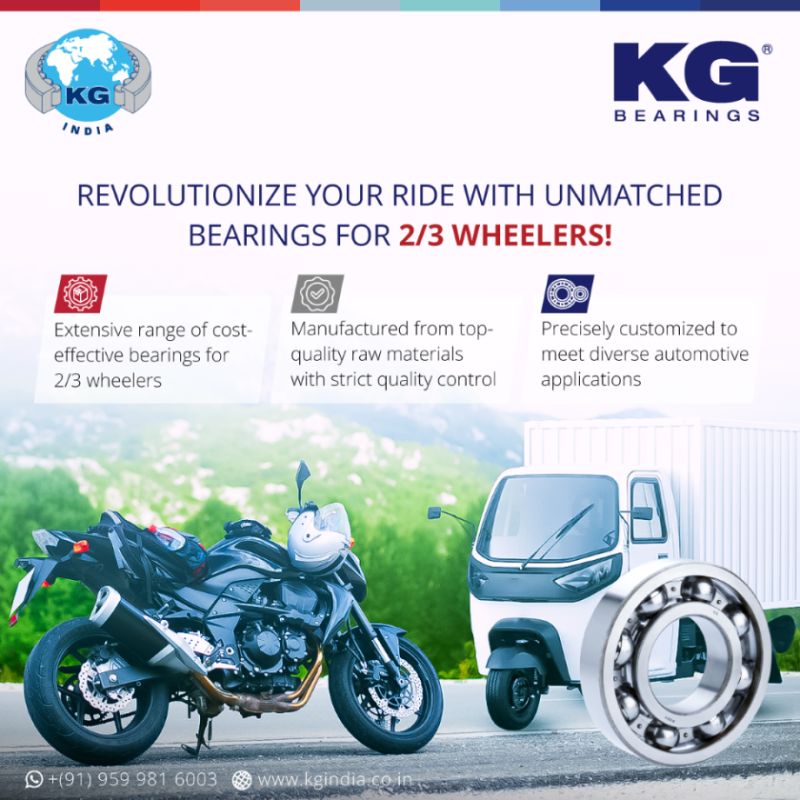 evolutionize Your Ride With Unmatched Bearings For 2/3 Wheelers