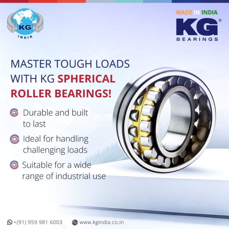 Master Tough Loads With KG Spherical Bearings