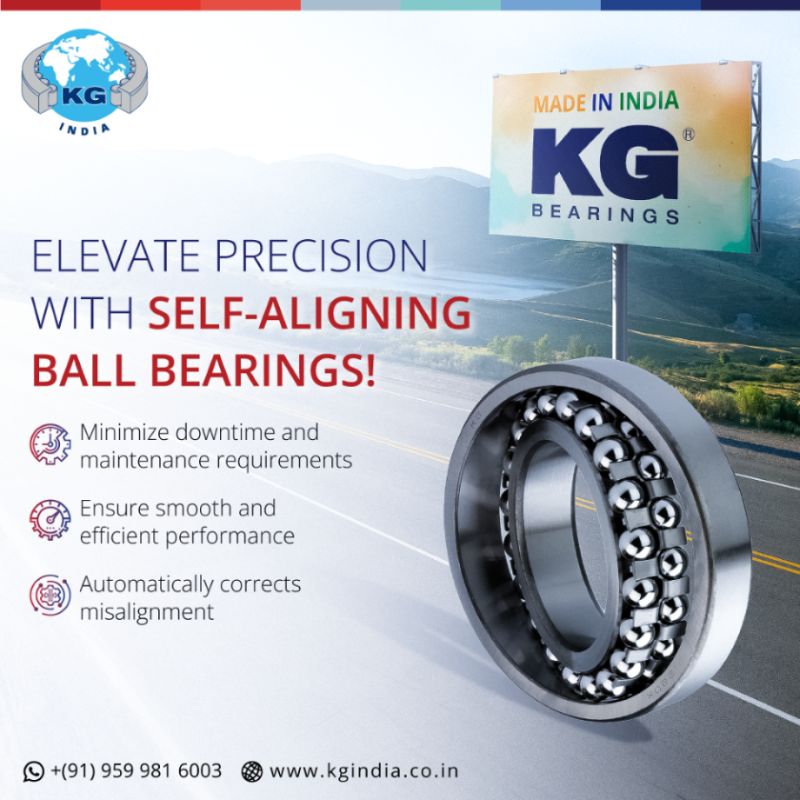 Elevate Precision With Self -Aligning Ball Bearings –     Social Media
