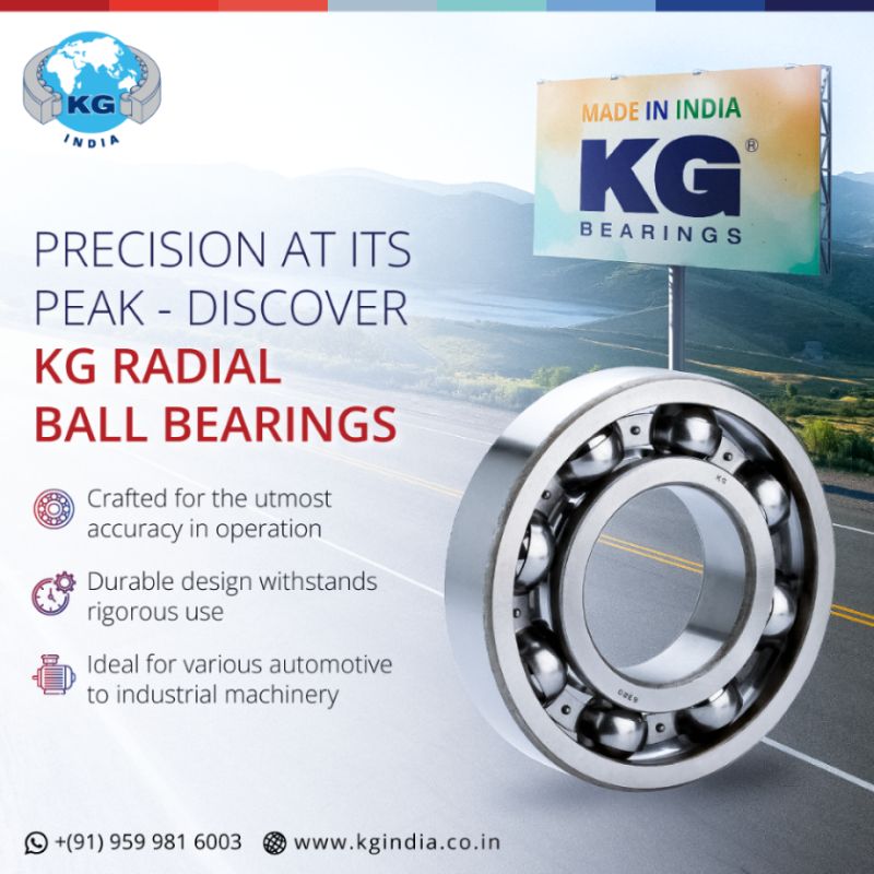 Precision At Its Peak - Discover KG Radial Ball Bearings