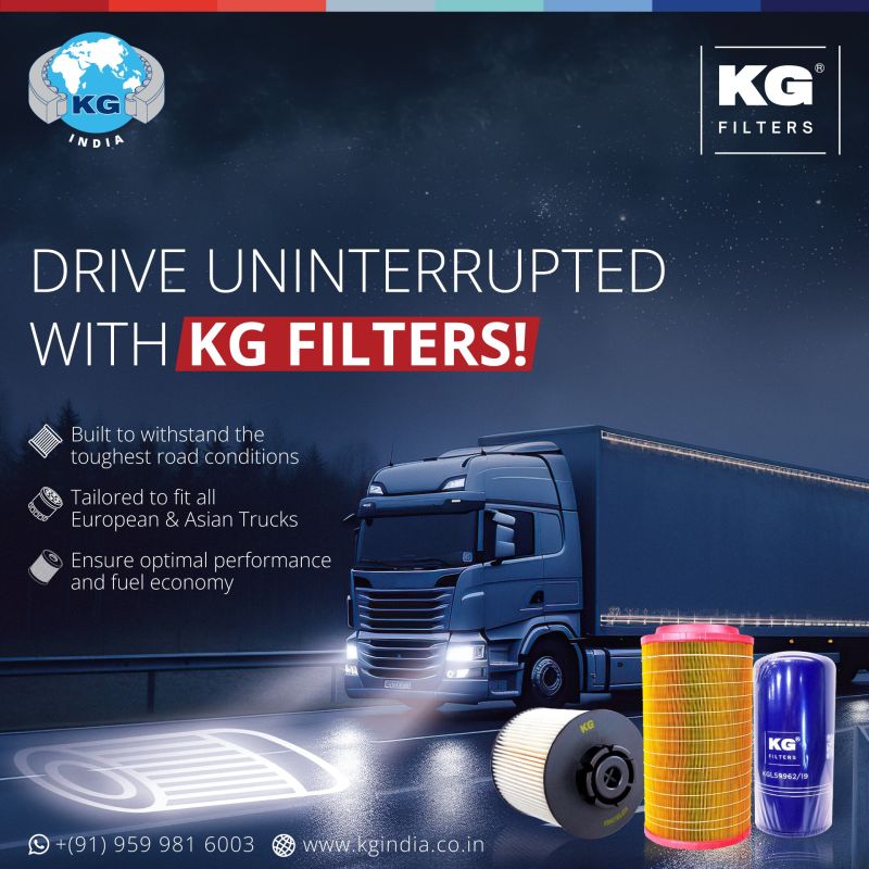 Drive Uninterrupted With KG Filters