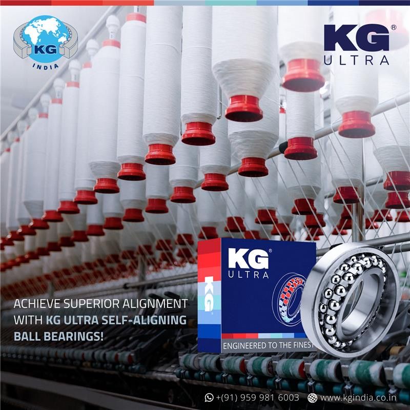Achieve Superior Alignment with KG ultra self-Aligning Ball Bearing! - Social Media