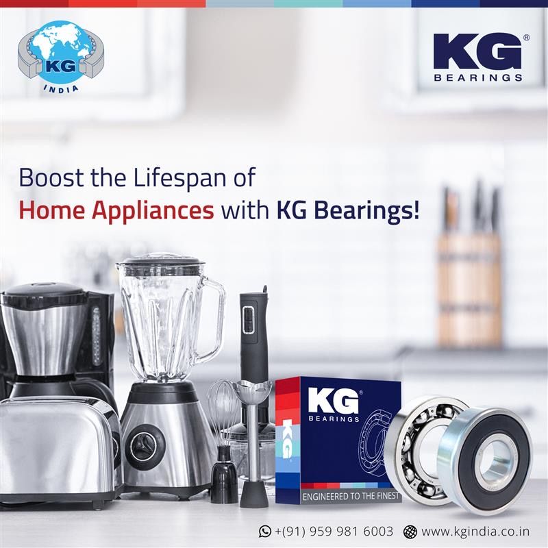 Boost the Lifespan of Home Appliances with KG Bearings!- Social Media