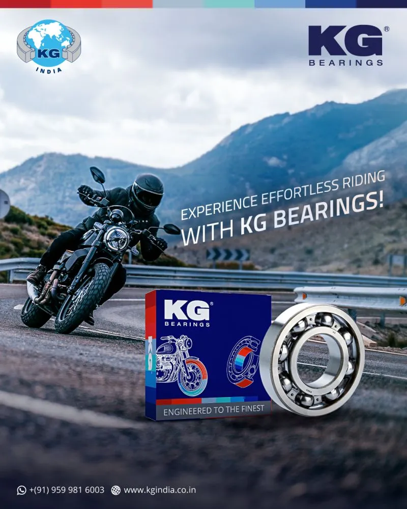 EXPERIENCE EFFORTLESS RIDING WITH KG BEARINGS!