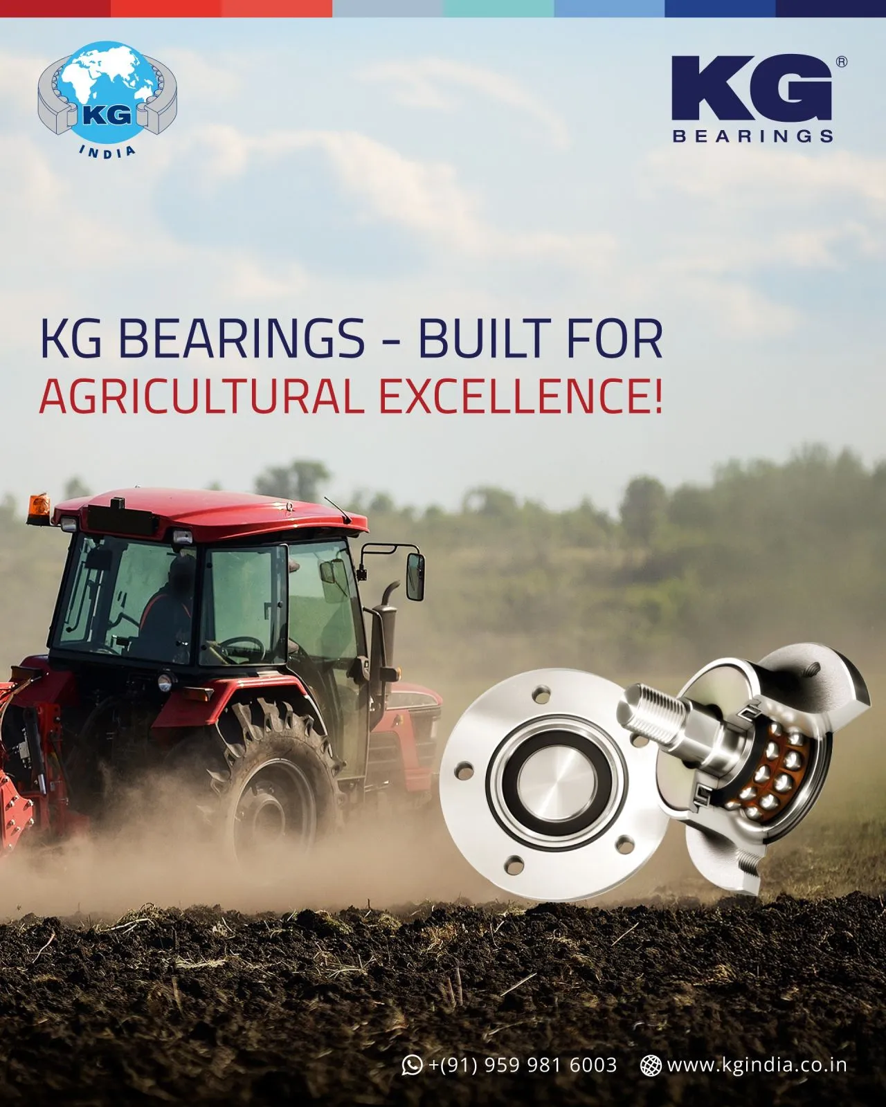 KG BEARINGS - BUILT FOR AGRICULTURE EXECELLENCE!