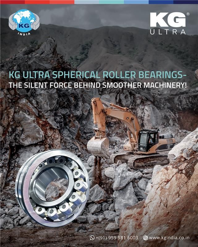 KG ULTRA SPHERICAL ROLLER BEARINGS - THE SILENT FORCE BEHIND SMOOTHER MACHINERY!