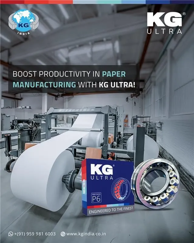 BOOST PRODUCTIVITY IN PAPER MANUFACTURING WITH KG ULTRA